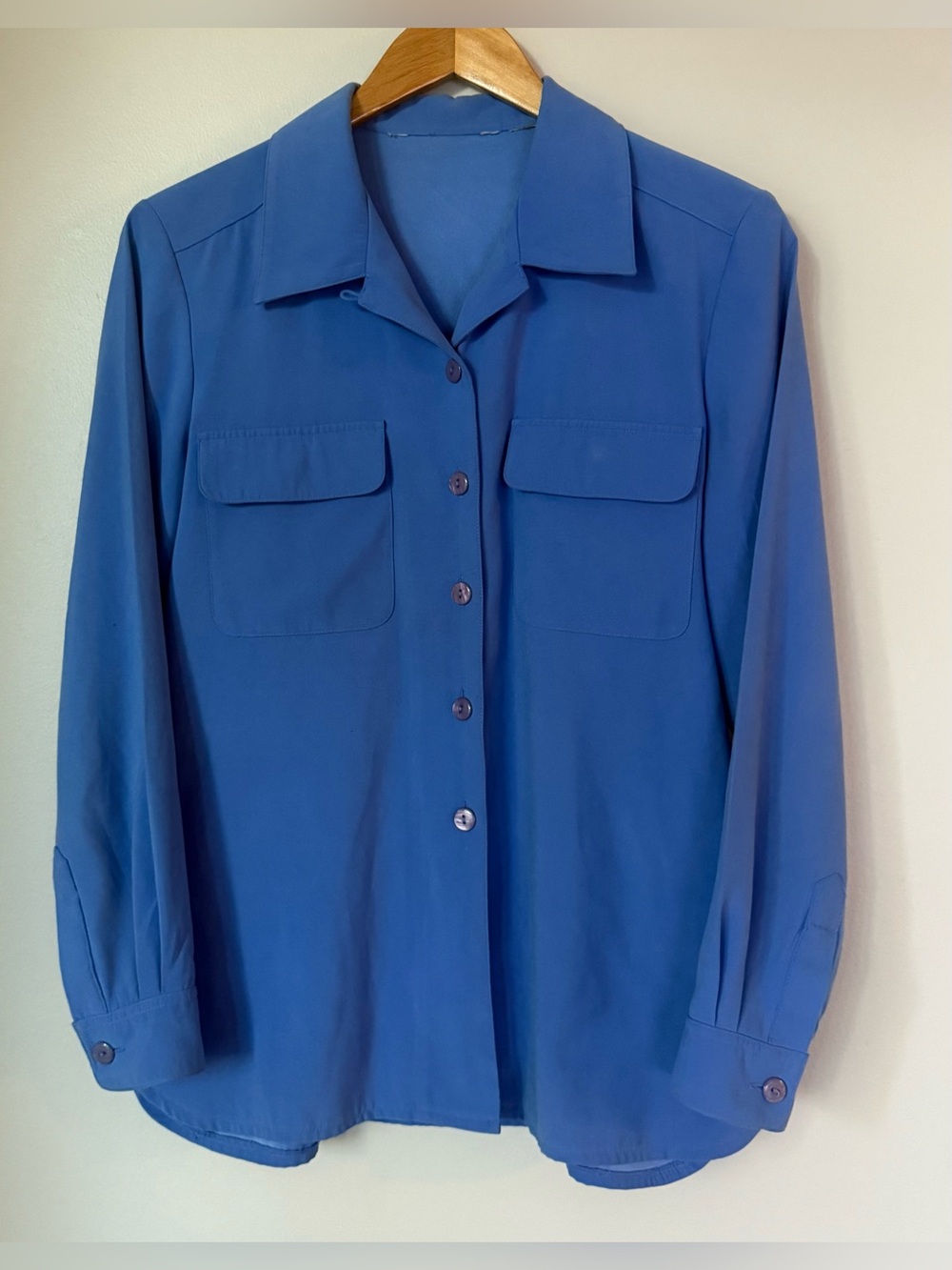 Suede Feel Button-Front Shirt